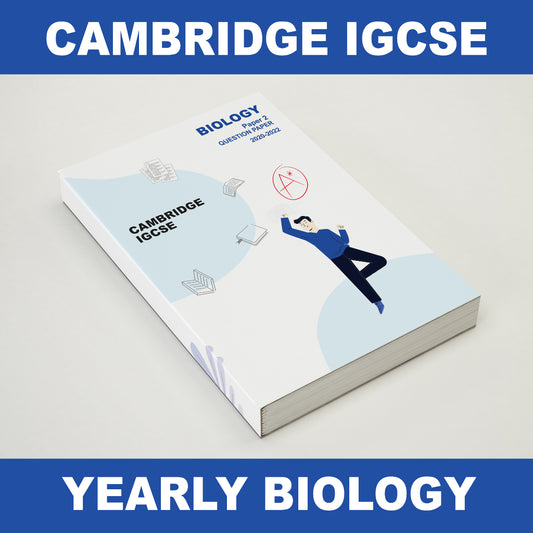 [Latest until June 2023 🔥🔥] IGCSE Past Year Papers (Yearly) Biology 0610 (Extended Syllabus) 3/5/7 Year Series