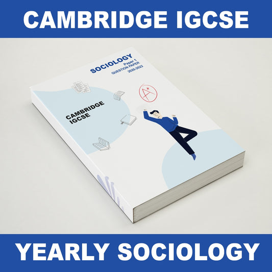 [Latest until June 2023 🔥🔥] IGCSE Past Year Papers (Yearly) Sociology 0495 3/5/7 Year Series