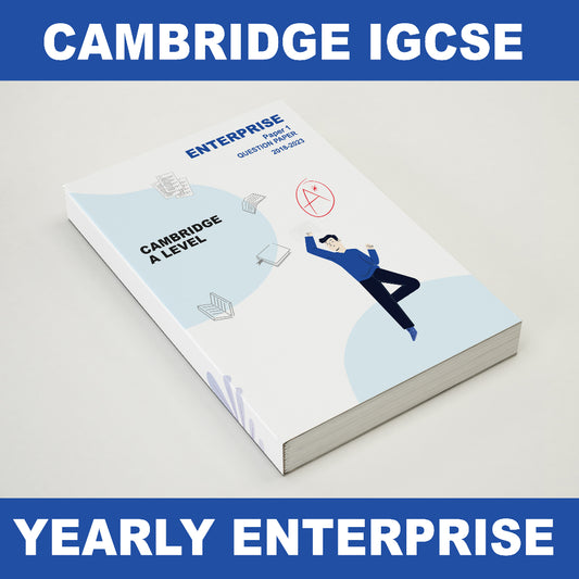 [Latest until June 2023 🔥🔥] IGCSE Past Year Papers (Yearly) Enterprise 0454 (Extended Syllabus) 3/5/7 Year Series