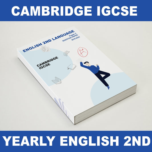 [Updated June 2023 🔥🔥] IGCSE Past Year Papers (Yearly) English 2nd Language 0511 3/5/7 Year Series