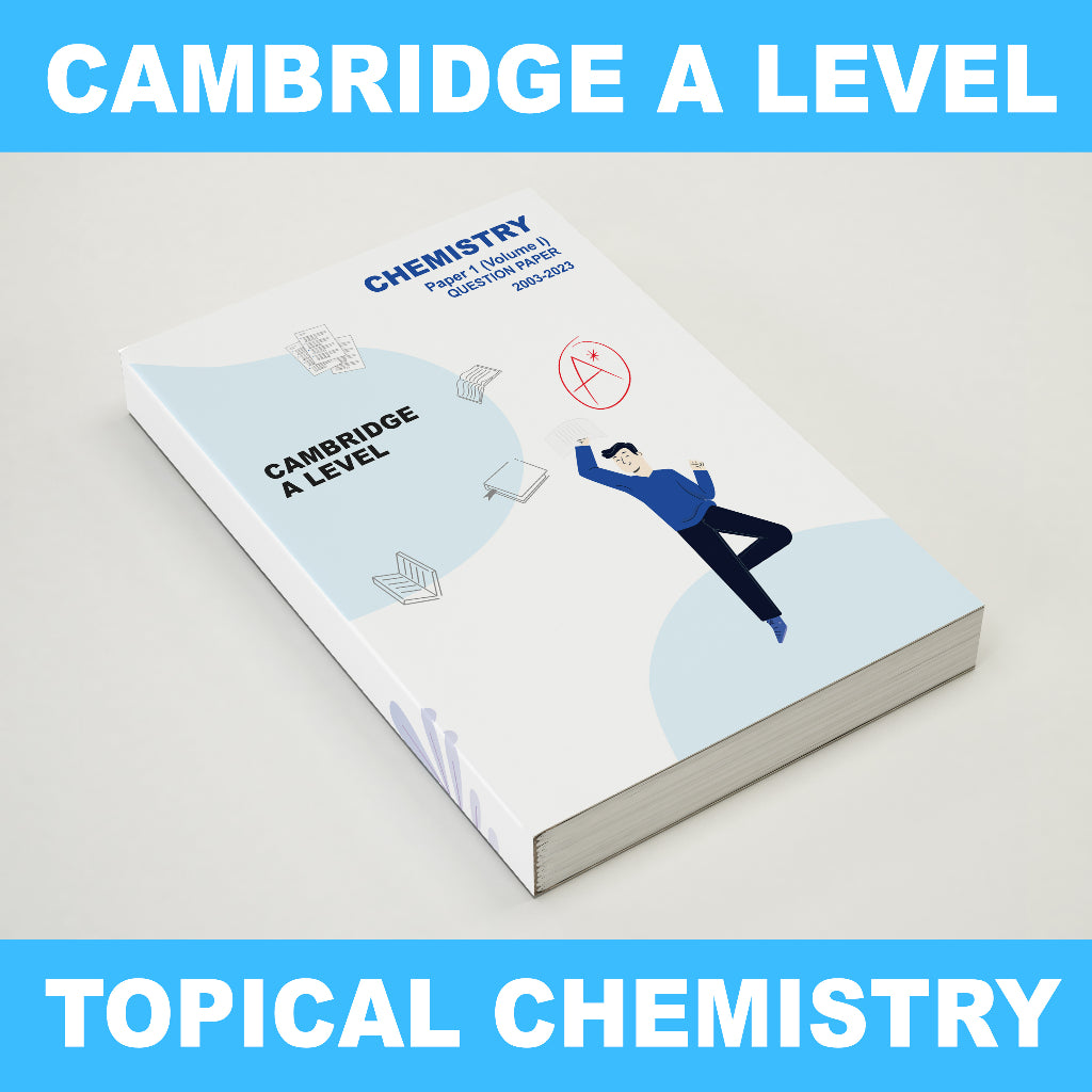 [Updated to June 2023 🔥🔥] Cambridge A Level TOPICAL Past Year Paper Chemistry 9701 Past Papers 2003-2023MJ
